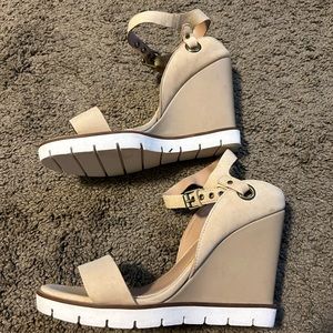 Linea Paola Ella Leather Wedges